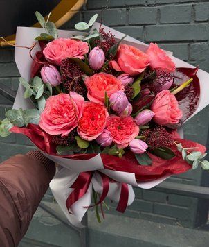 Букет &laquo;Velvet Raspberry&raquo; 000041 фото
